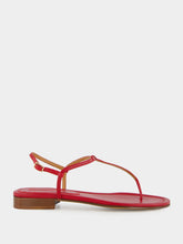 Emme Parsons Red Calfskin Cecilia Sandals