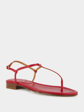 Emme Parsons Red Calfskin Cecilia Sandals