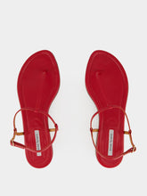 Emme Parsons Red Calfskin Cecilia Sandals