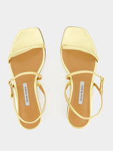 Emme Parsons Washed Gold Hope Nappa Sandals