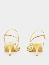 Emme Parsons Washed Gold Hugo Nappa Sandals