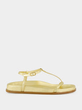 Emme Parsons Washed Gold Nappa Aya Sandals