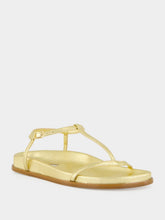 Emme Parsons Washed Gold Nappa Aya Sandals