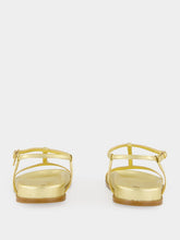 Emme Parsons Washed Gold Nappa Aya Sandals