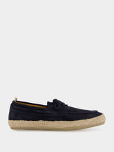 Officine Creative Deep Navy Bowline 005 Suede Espadrilles