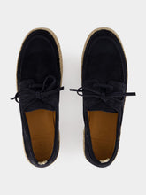 Officine Creative Deep Navy Bowline 005 Suede Espadrilles