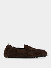 Officine Creative Brown Travis 001 Suede Loafers