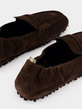 Officine Creative Brown Travis 001 Suede Loafers