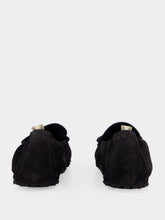Officine Creative Black Travis 001 Suede Loafers