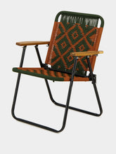 Tramei Orange and Green Trama Chair Capitu
