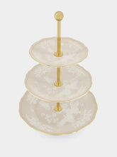 Ginori 1735 Meringa Oriente Italiano 3-Tier Serving Stand