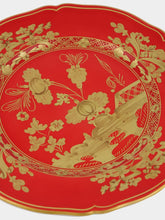 Ginori 1735 Red Oriente Italiano Rubrum Charger Plate