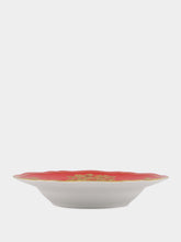 Ginori 1735 Red Oriente Italiano Rubrum Soup Plate