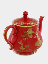 Ginori 1735 Red Oriente Italiano Rubrum Teapot with Cover