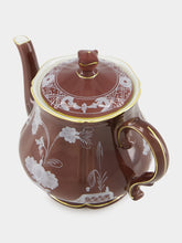 Ginori 1735 Oriente Italiano Castagna Teapot