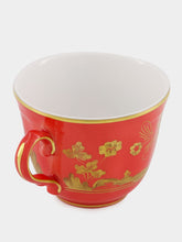 Ginori 1735 Red Coffee Cup Oriente Italiano