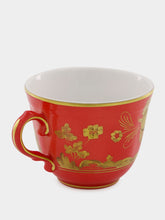 Ginori 1735 Red Coffee Cup Oriente Italiano