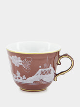 Ginori 1735 Oriente Italiano Castagna Coffee Cup