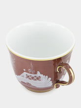 Ginori 1735 Oriente Italiano Castagna Coffee Cup