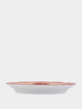 Ginori 1735 Oriente Italiano Vermiglio Oval Platter