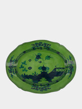 Ginori 1735 Oriente Italiano Large Malachite Oval Platter