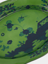 Ginori 1735 Oriente Italiano Large Malachite Oval Platter