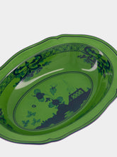 Ginori 1735 Malachite Oriente Italiano Oval Porcelain Bowl