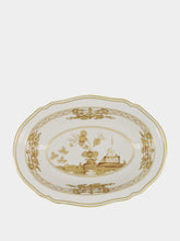 Ginori 1735 Aurum Oriente Italiano Oval Porcelain Bowl