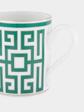 Ginori 1735 Smeraldo Labirinto Porcelain Mug