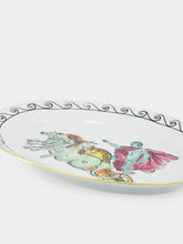 Ginori 1735 Il Viaggio Di Nettuno Chariot White Large Oval Platter