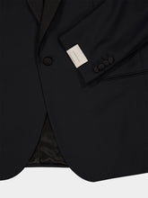 Corneliani Black Pure Wool Smoking Suit