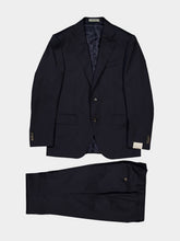 Corneliani Blue Lined Wool Suit