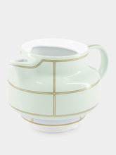 Ginori 1735 Verde Porcelain Diva Teapot