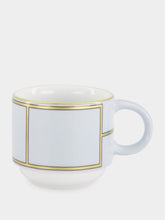 Ginori 1735 Celeste Porcelain Diva Coffee Cup
