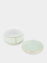 Ginori 1735 Verde Porcelain Diva Sugar Bowl