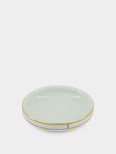 Ginori 1735 Verde Porcelain Diva Butter Dish