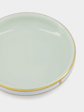 Ginori 1735 Verde Porcelain Diva Butter Dish