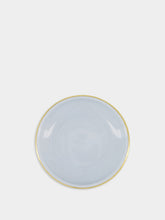 Ginori 1735 Celeste Porcelain Diva Butter Dish
