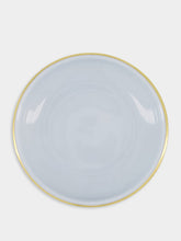 Ginori 1735 Celeste Porcelain Diva Butter Dish