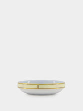 Ginori 1735 Celeste Porcelain Diva Butter Dish