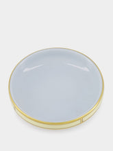 Ginori 1735 Celeste Porcelain Diva Butter Dish