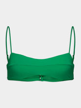 Haight Digital Green Agatha Bikini Top