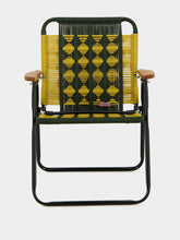 Tramei Moss Green and Mustard Trama Chair Jade