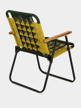Tramei Moss Green and Mustard Trama Chair Jade