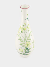 Ginori 1735 Acanto Green Porcelain Single Flower Vase