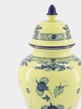Ginori 1735 Oriente Italiano Citrino Potiche Vase