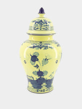 Ginori 1735 Oriente Italiano Large Citrino Potiche Vase