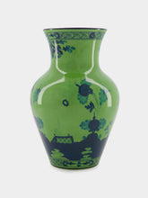 Ginori 1735 Oriente Italiano Malachite Ming Vase