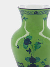 Ginori 1735 Oriente Italiano Malachite Ming Vase
