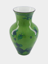 Ginori 1735 Oriente Italiano Large Malachite Ming Vase